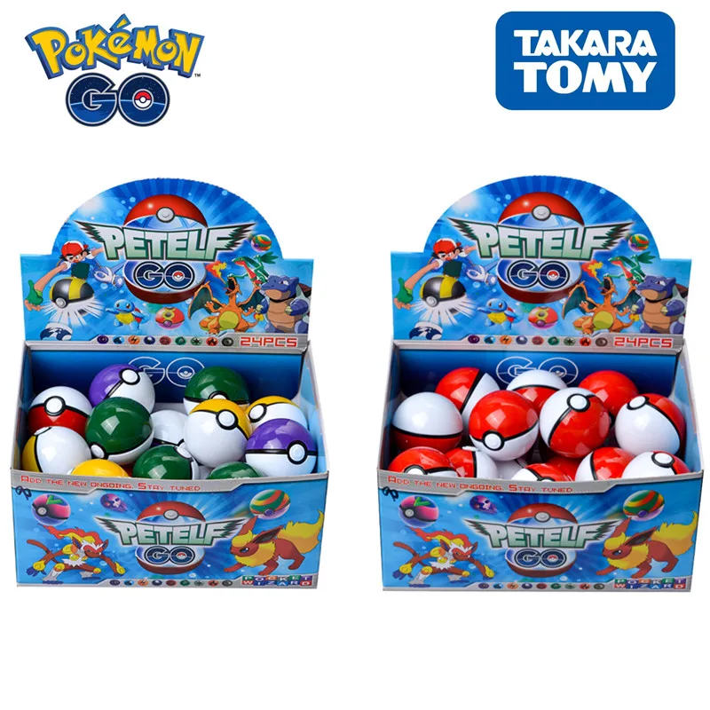 Top-Selling US Dropshipping Product Anime Toys 2025: 24Pcs PokeBall Model Pokemon Figure